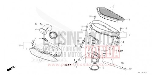 FILTRE A AIR GL1800BDP de 2023